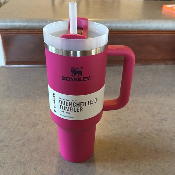 Brand new Stanley 40 ounce tumbler. Fuchsia.